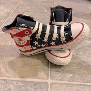 Kids American 🇺🇸 Flag Converse
